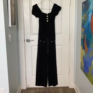 Black Velvet Juicy Couture One-piece Jumpsuit